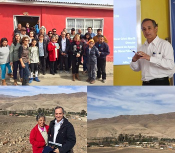 Oscar Cristi se reúne con la comunidad de Totoral Bajo 